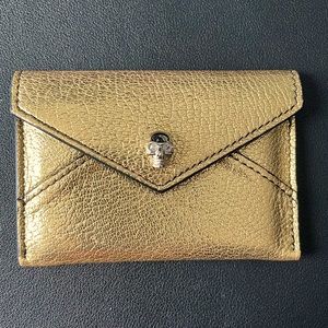Alexander McQueen envelope card holder